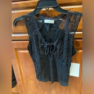 Rebellious One Black Lace Chemise